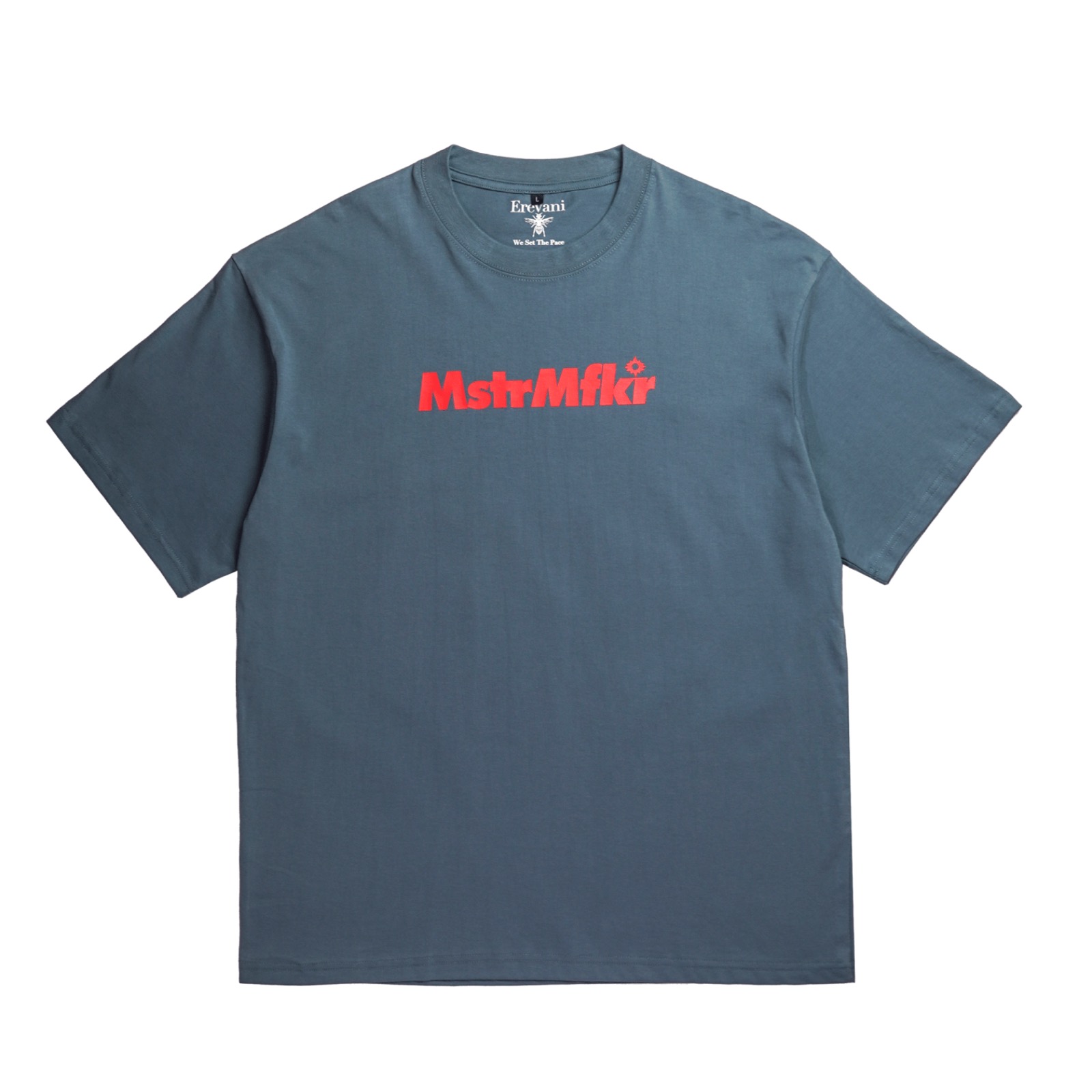Blue MSTR tee front